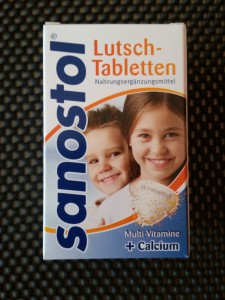 Wohlfühlbox September 2014  Sanostol Lutsch Tabletten