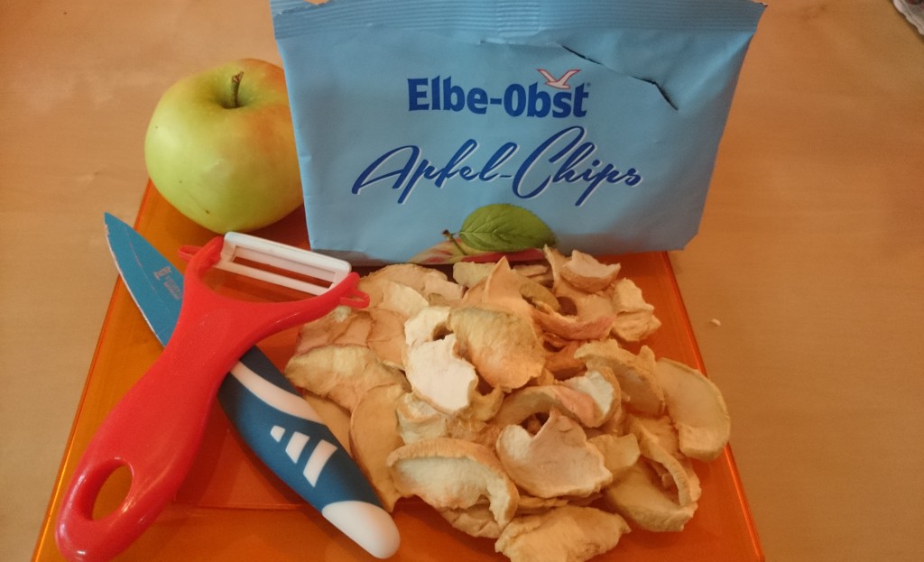 Elbe Obst Apfel Chips ansicht