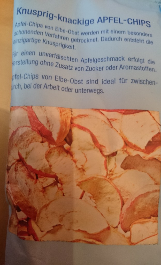 Elbe Obst Apfel Chips knusprig
